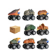 thumbnail image 1 of Coches Dinosaurios Juguetes 8pz Lab.G Multicolor, 1 of 5