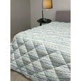 thumbnail image 2 of Geometric Down Alternative Comforter, Abstract Heart Shaped Ornamental Medieval Mesh in Modern Grid Art, Microfiber Quilt for All Season, 5 Sizes, Charcoal Grey and White, by Ambesonne, 2 of 3