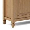 thumbnail image 4 of Simpli Home Connaught 40 inch Wide Solid Wood Traditional Entryway Storage Cabinet in Light Golden Brown, 4 of 7