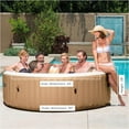 thumbnail image 4 of Intex: PureSpa: Sahara Tan Inflatable Hot Tub Set - 6 Person - 85" Round Outdoor Heated Bubble Spa, Jet Massage, Cover, Hard Water Treatment System, 4 of 12