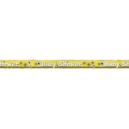 12' Bumble Bee Baby Shower Foil Banner