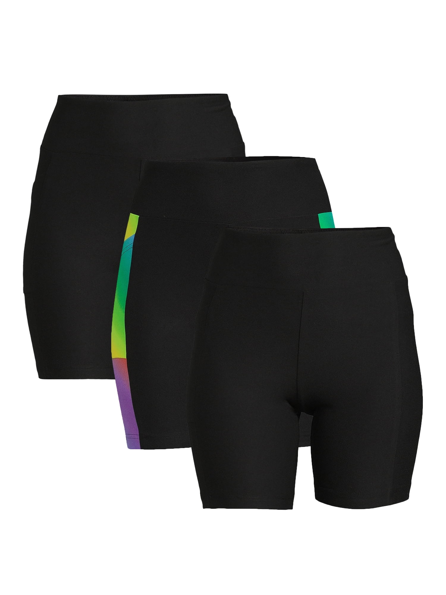No Boundaries Juniors Bike Shorts, 3Pack, Sizes XSXXXL