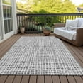 thumbnail image 6 of Addison Rugs Chantille Indoor/Outdoor Transitional Stripes Gray Washable Rectangle Rug, 10' x 14', 6 of 6
