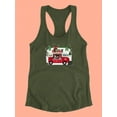 thumbnail image 3 of Santa's Foodtruck Collection A. Racerback Tank Women -Victoria Borges Designs, Female Large, 3 of 4
