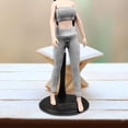 thumbnail image 1 of Ropa de Muñecas Femeninas CUTICAT Traje de Yoga Completo Hecho a Mano 1/6 Gris 12 Pulgadas 2 Piezas, 1 of 8