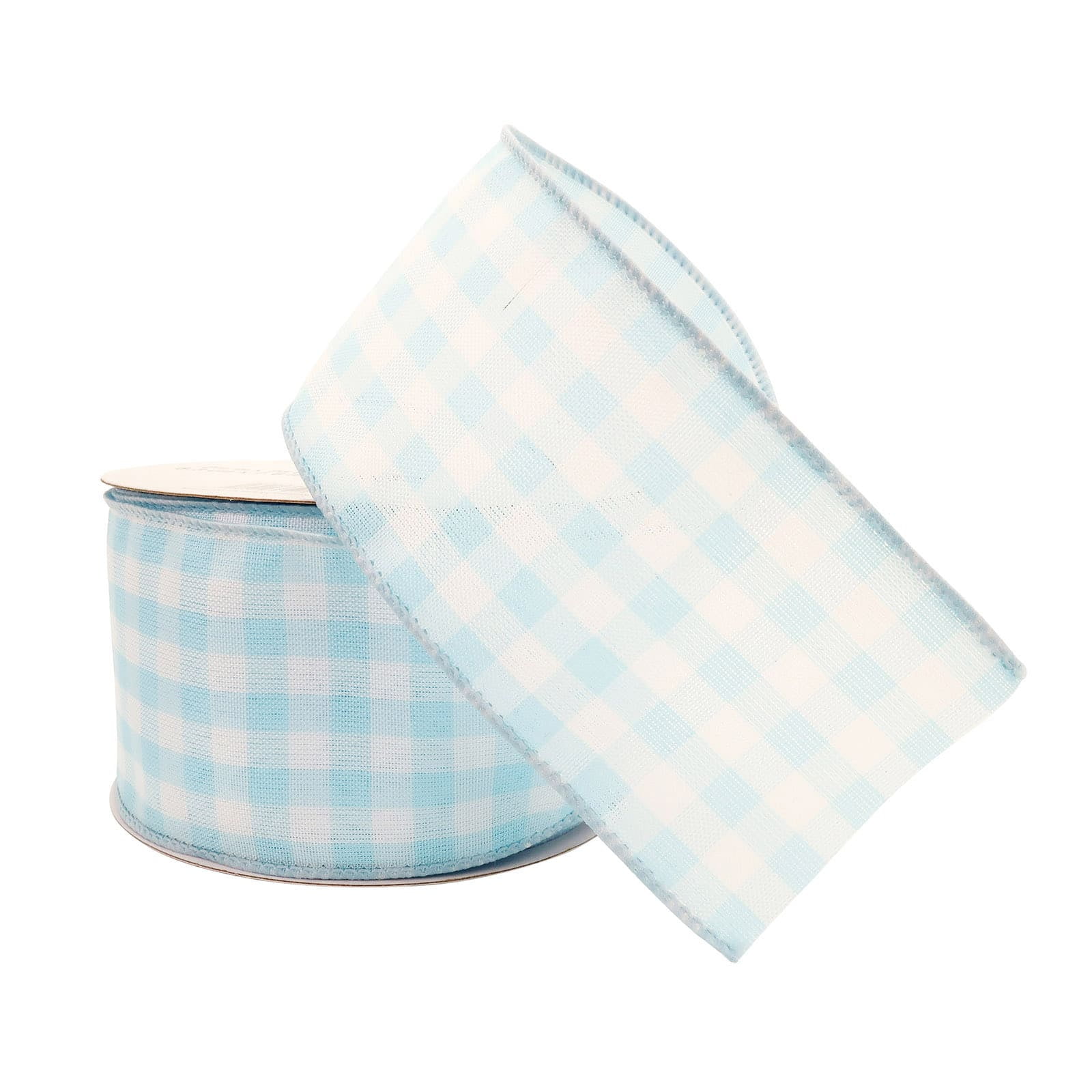 12 Pack: 2.5" x 8.3yd. Gingham Wired Ribbon by Celebrate It