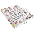 thumbnail image 4 of Gifts for 5th Anniversary Blanket, 5 Year Wedding Anniversary Couple Gifts for Dad Mom Grandparents-Blanket for Couples, Valentine, Birthday, Soft and Cozy Throw Blanket 60x80 Inch, 4 of 6
