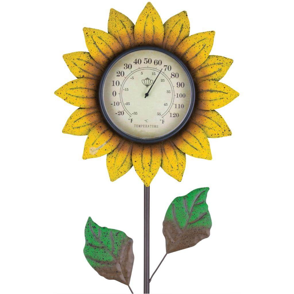 Regal Art and Gift 12327 Flower Garden Stake Thermometer Walmart