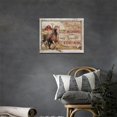 thumbnail image 5 of Farmhouse Horse Wall Art Horse Pictures Wall Decor Rustic Barn Canvas Prints Painting Everyday is A New Beginning Artwork Home Decoration for Kitchen Living Room Bathroom 12"x16", 5 of 6