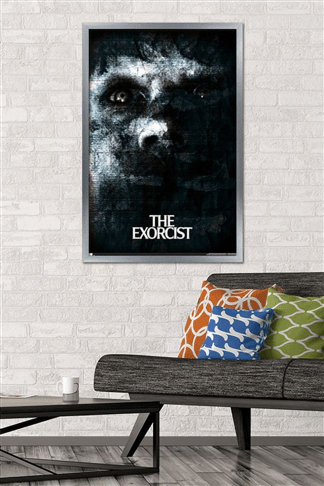The Exorcist - Face Wall Poster, 22.375" x 34", Framed