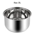 thumbnail image 2 of VONKY Compatible Zojirushi TSC10 Multi Replacement Inner Steel Cooker Long Lasting, Withstands Use, Large for Storage, silver 2L, 2 of 4