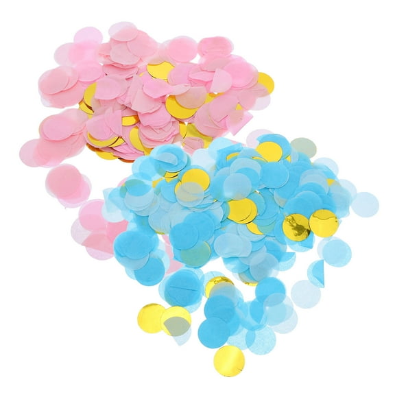HONMEET 16-Piece Assorted Color Paper Dot Confetti for Party Decorations, Event Invitations, Table Scatter, and Celebration Supplies
