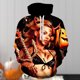thumbnail image 1 of Sudadera Jersey informal con estampado digital 3D, estilo Halloween, unisex, ajuste holgado, traje diario Ygjytge Negro T XL para Mujer, 1 of 5