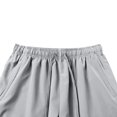 thumbnail image 5 of LADIGASU Men's Solid Color Polyester Outdoor Casual Sports Ice Silk Shorts, 5 of 8