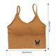 thumbnail image 3 of Sonducket Sujetador deportivo para mujer, lencería, ropa interior de algodón, transpirable, ajustable, para Yoga, Fitness, correa, Bralette Ropa interior amarillo, 3 of 8
