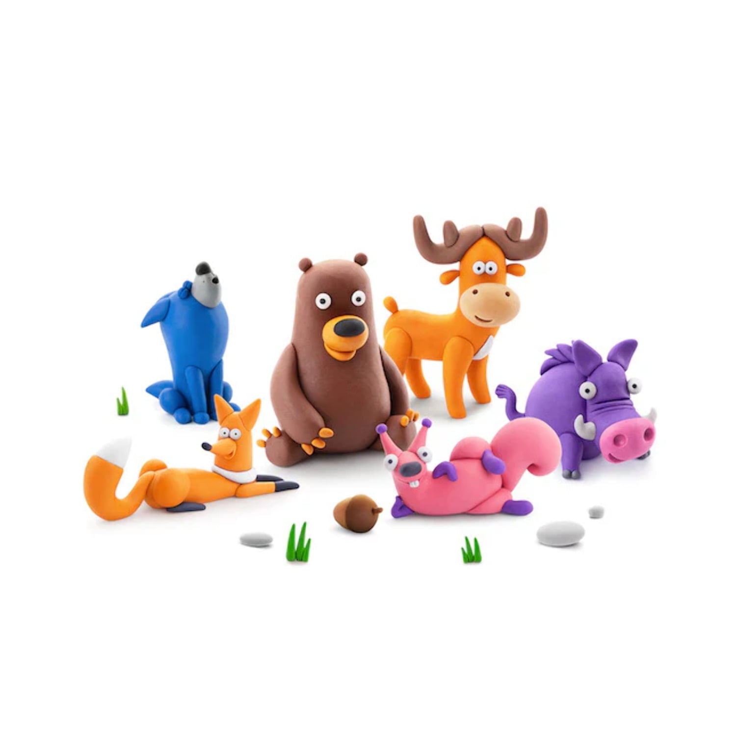 Fat Brain Toys Hey Clay Kit - Forest Animals
