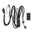 thumbnail image 2 of Fog Lamp Switch Wire Harness, High Strength DC12V Easy Installation Convenient Design Fog Light Switch Wiring Harness Kit with 40A Relay for  JK, 2 of 7