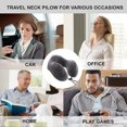 thumbnail image 5 of Almohada de viaje, almohada suave con soporte para la cabeza para descansar, avión, coche y uso doméstico, 5 of 5