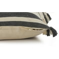 thumbnail image 3 of LR Home Elton Farmhouse Striped Cotton Lumbar Pillows, Frost/Gray, 16" x 24", Set of 2, 3 of 4