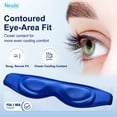 thumbnail image 2 of Antifaz de gel frío para ojos NEWLA, contorneado, compresa fría azul, 2 of 9