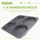 thumbnail image 4 of Molde para Panecillos para Hamburguesas, Molde para Hamburguesas Acero Carbono Antiadherente 5 Pulgadas, Molde para Hornear Grande 4 Tazas para Panecillos Hamburguesas Caseros, 4 of 10