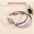 thumbnail image 5 of Unique Bargains 3pcs Fashion Headbands Set Different Designs Headbands Faux Pearl Hair Accessories for Women Purple, 5 of 7