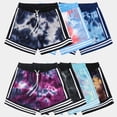 thumbnail image 3 of WILLBEST Pantalones Cortos para Hombre, Pantalones Cortos para Hombre, Pantalones Cortos de Resort, Pantalones de Playa con Cintura Elástica y Cordón Ajustable., 3 of 3