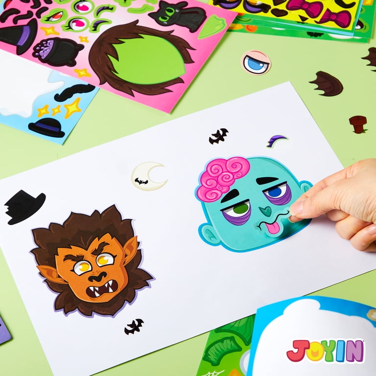 Halloween Basteln Kinder JOYIN Basteln Sie 40 Gesichter Mit Kürbis