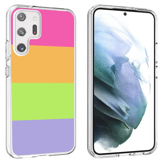 TalkingCase Slim Phone Case Compatible for Samsung Galaxy S23 Ultra 2023, Color Block 1 Print, Lightweight, Flexible, USA