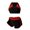 Red, variant on Ticikt Bikini Swimsuit, Womens Two-Pieces Color Bikinis Set Flat Swimsuit Split Bathing Suit U-Neck Wide Straps Swimwear with Zipper,Color:Green,Size:XXL