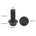 thumbnail image 2 of M14x35mm Hex Serrated Flange Bolts 10.9 Grade Carbon Steel Screws 2 Pack, 2 of 5
