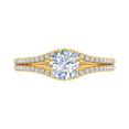 thumbnail image 3 of 3/4 Carat Prong Set Diamond Engagement Ring Band in 14K Yellow Gold (Ring Size 9.25), 3 of 5