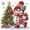 Christmas Snowman Pearl Art, variant on Christmas Gnome Pearl Art Kits for Adults,5D Partial Jewel Painting Wall Decor,12x12 inch