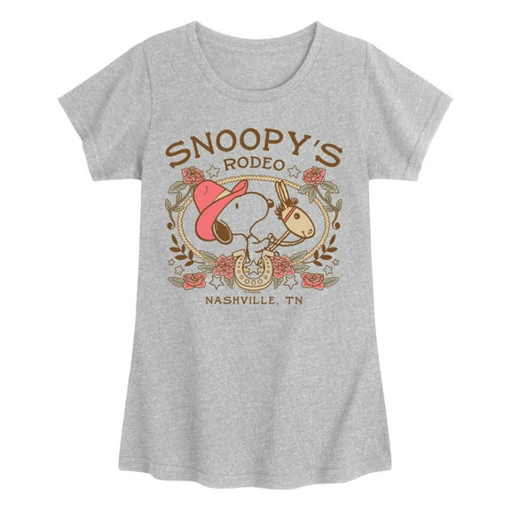 Peanuts - Snoopy Western - Youthgirls Short Sleeve T-Shirt
