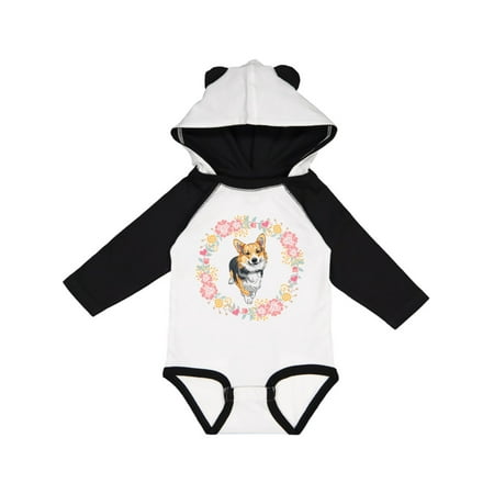 

Inktastic Corgi Gifts for Dog Lovers Gift Baby Girl Long Sleeve Bodysuit