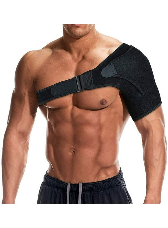 Shoulder Brace for Torn Rotator Cuff, AC Joint Pain Relief - Arm Immobilizer Wrap,Recovery Shoulder Brace, Ice Pack Pocket, Stability Strap, Recovery Shoulder Brace, Ice Pack Pocket, Stability Strap