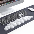 thumbnail image 1 of Becaristey Wrist Rest Pad Anti-Slid Rubber Base Comfortable And Supportive Suitable For Desk Or Pillow Mouse White, 1 of 6