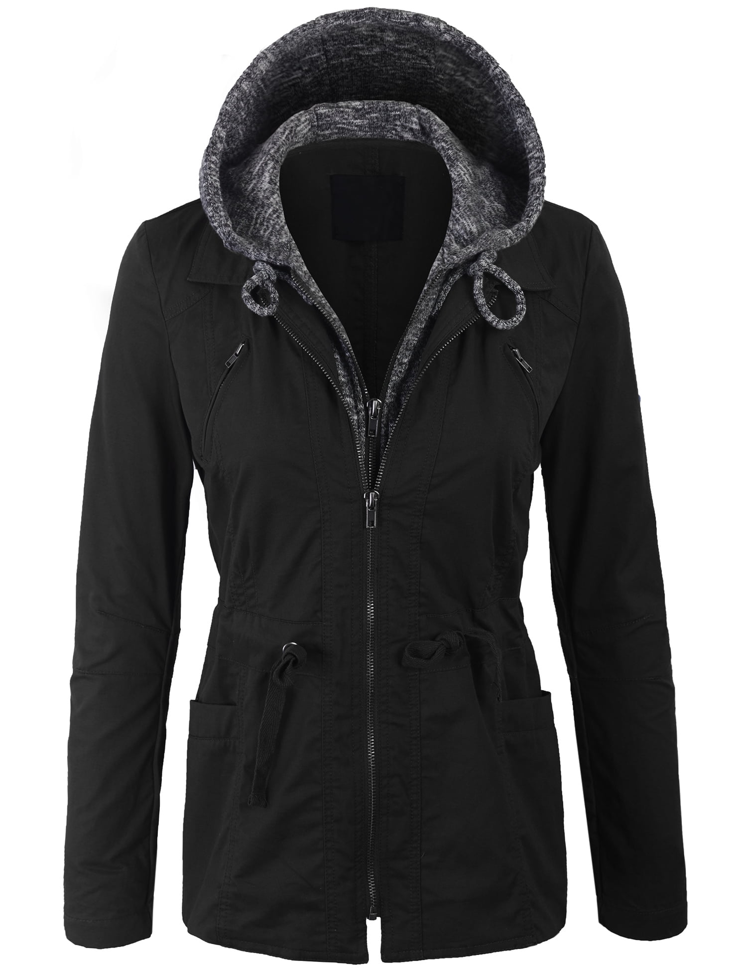 womens military parka with hood