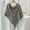 Gris, variante sur TINZ Mode Femme Foulard Triangulaire en Cuir Creux Solide Boucle Cape Chaude Décorative Fendue Foulard Triangulaire Fine en Soie Satinée Foulard de Sommeil en Soie pour Femmes