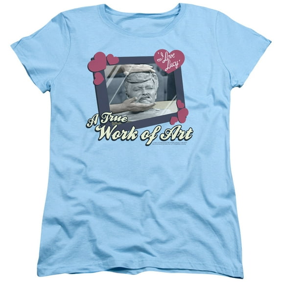 I Love Lucy - Work Of Art - Women's Short Sleeve Shirt - Small
