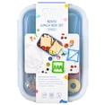 thumbnail image 2 of Cook with Color 20-Piece Kids Plastic Bento Box Lunch Container Set with Sandwich Cutters, Train, 2 of 5