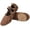 Coffee, variant on Dance Shoes for Girls Stretch Canvas Split Sole for Women