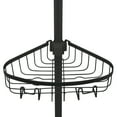 thumbnail image 4 of Era Neil Shower Pole Caddy, Black, adjustable height 82.5-96in, 4 of 8