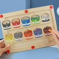 thumbnail image 2 of Magnetic Color Classification Counting Board Wooden Educational Toy For Kids Early Math And Logic Learning, 2 of 7