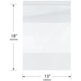 thumbnail image 2 of Plymor 13" x 18" (Pack of 200), 4 Mil with White-Block Heavy Duty Zipper Reclosable Plastic Bags, 2 of 2