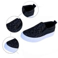 thumbnail image 5 of Women's Carnival Shoes Fashion Glitter Platform Slip On Casual Comfortable Flat Sneakers Shoes, 5 of 9