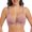 Pink, variant on RMGVDSD Womens Seamless Bras Women's Solid Color Comfortable Non Wired Non Breathable Bras Comfort Minimizer Bras