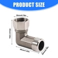 thumbnail image 5 of 2 Pieces 1/2Inch Stainless Steel Point Fitting for Household Water Installations, 5 of 8