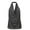 Dark Gray, variant on Women's Casual Halter Neck Draped Front Open Back Tank Top Black M