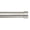 Plated Brushed Nickel, variant on Lumino 1" Plated Pewter Cap Adjustable Single Curtain Rod Set, 42"-120"